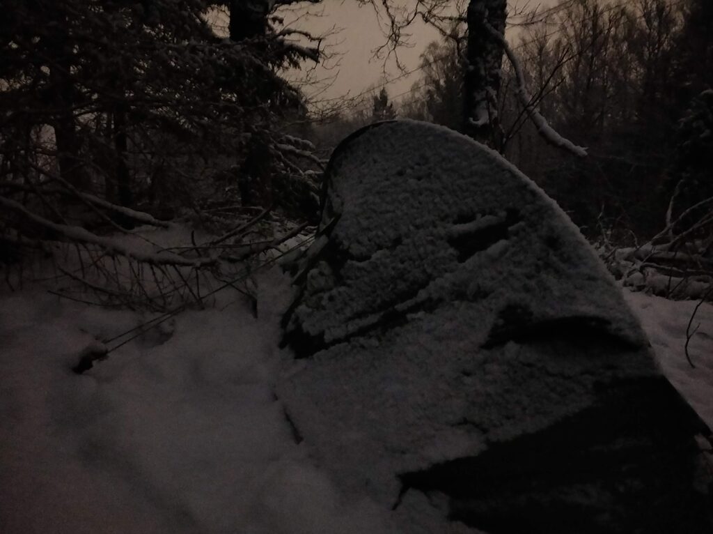 Tent in snow